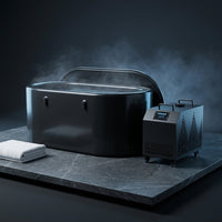 CryoForge ArcticFlow X1 Ice Plunge System — Studio Shot