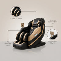 LuminaNova Halo-X Massage Chair — infographic