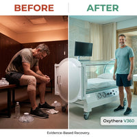 Oxythera V360 Hyperbaric Chamber — Before & After