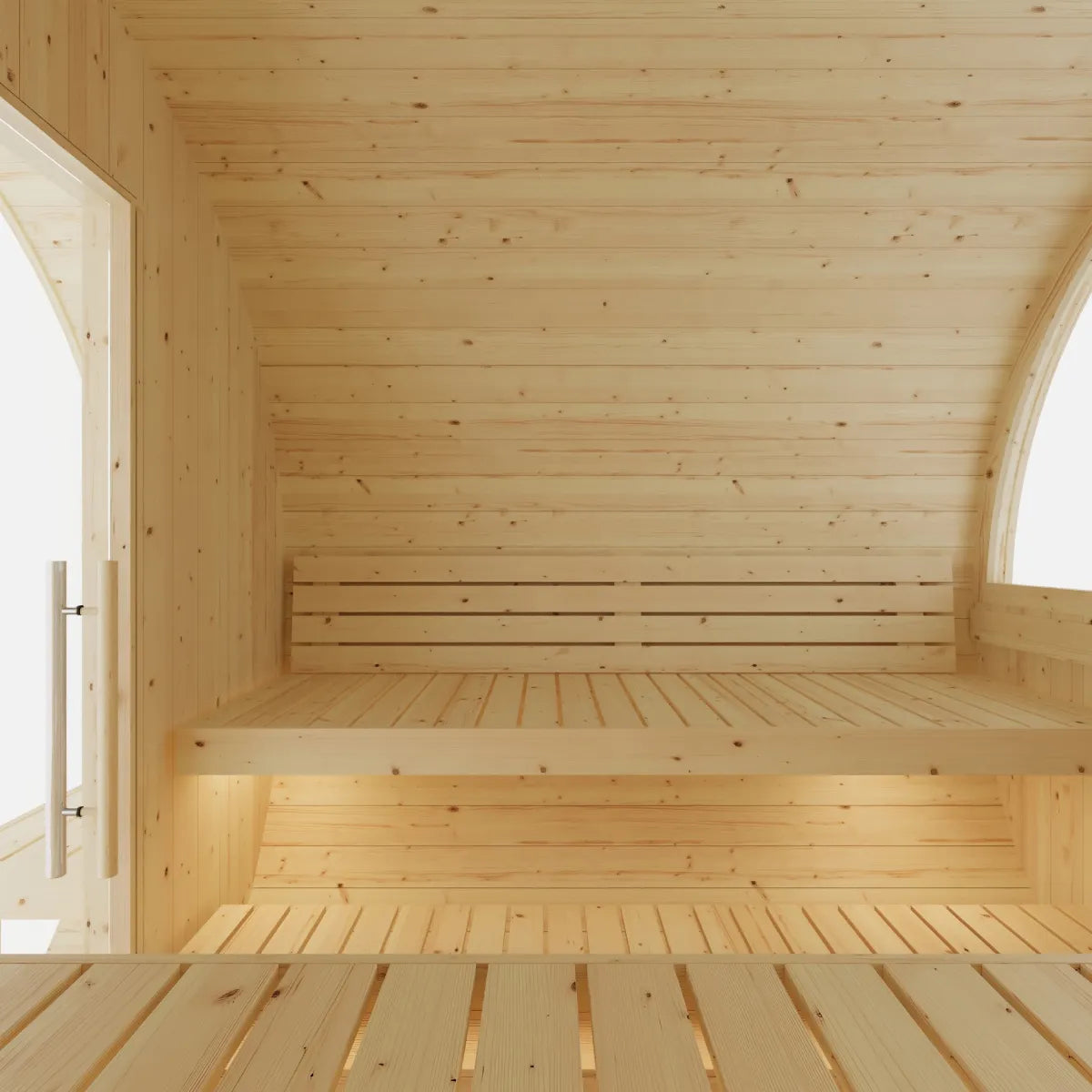 Vassa Finnish Barrel Sauna with WiFi Heater - Finnish Sauna Builders