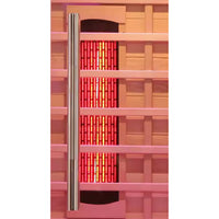 Infrared Sauna Cabin Built for Home Wellness, Premium Light Wood, Multi-Zone Heating, Digital Control