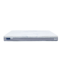 Memory Foam Mattress Designed for Ergonomic Support, Wave-Pattern Comfort Top, Multi-Layer Foam System, Reinforced Edge