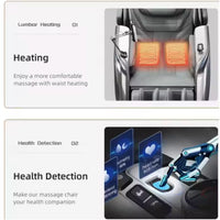 Massage Chair Designed for Home Wellness, AI-Powered Technology, Full Body Scanning, Touchscreen Control