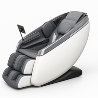 Massage Chair Built to Deliver Full-Body Therapy, 4D Rollers, Air Compression, Zero-Gravity Recline