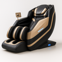 Massage Chair Designed for Full Body Recovery, SL-Track 4D Rollers, Dual-Zone Heat, Air Compression System